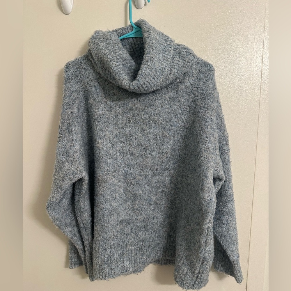 LUZABELLE Turtleneck Wool Blend Sweater Sz-TU/L